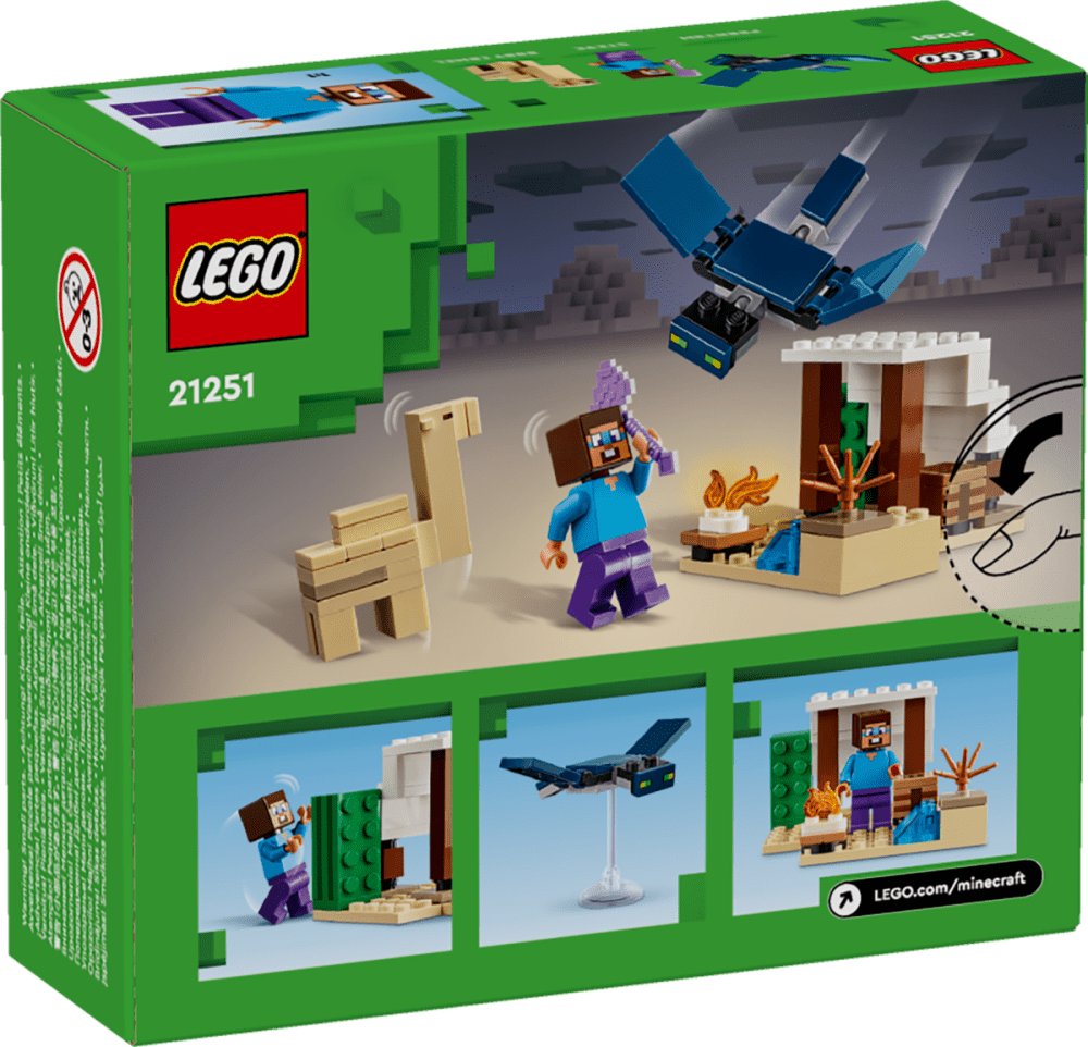 LEGO - Minecraft Steves ørkenekspedisjon - Guttelus
