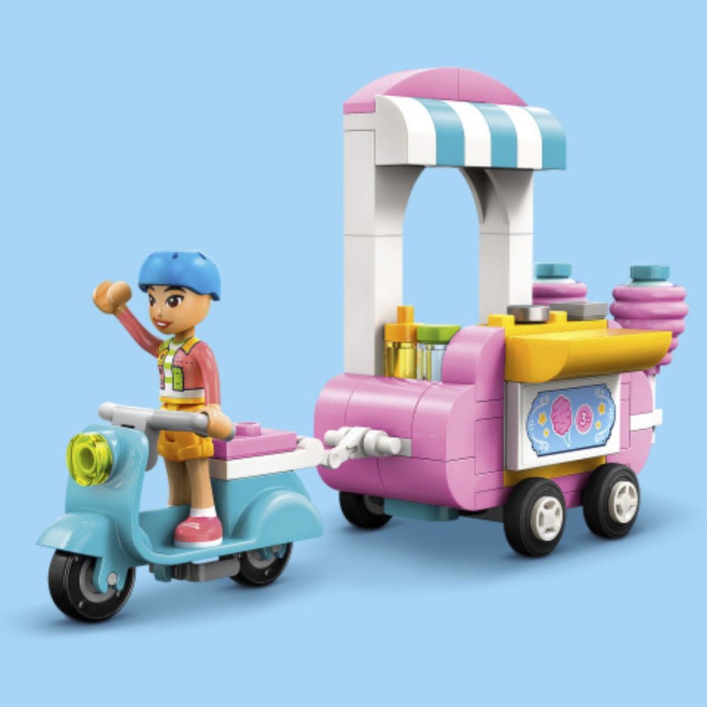 LEGO - Sukkerspinnkiosk og scooter - Guttelus