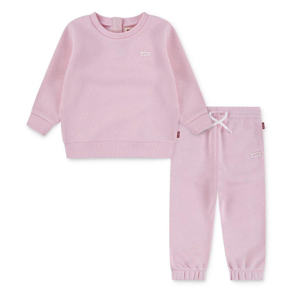 Levi's - 2-delt Joggedress LVN Jogger Set Crystal Rose - Guttelus.no