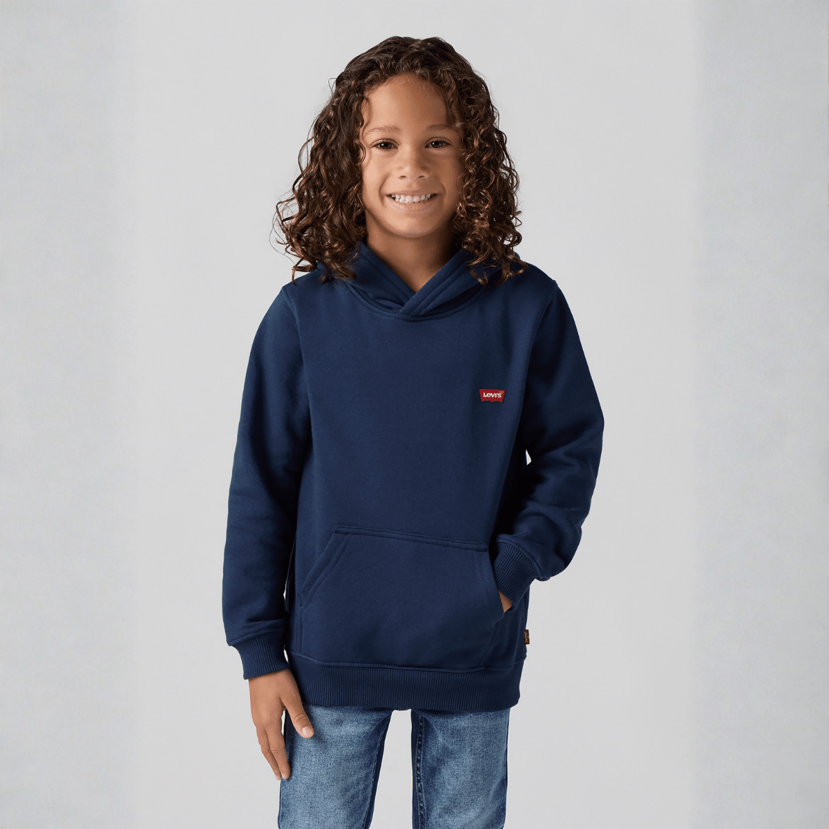 Levi's - Hettegenser Mini Batwing Pull Over Dress Blues - Guttelus
