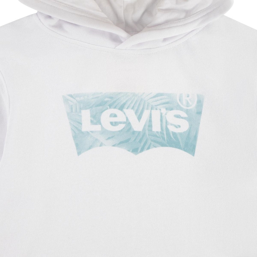Levi's - Hettegenser Palm Batwing Hoodie Bright White - Guttelus