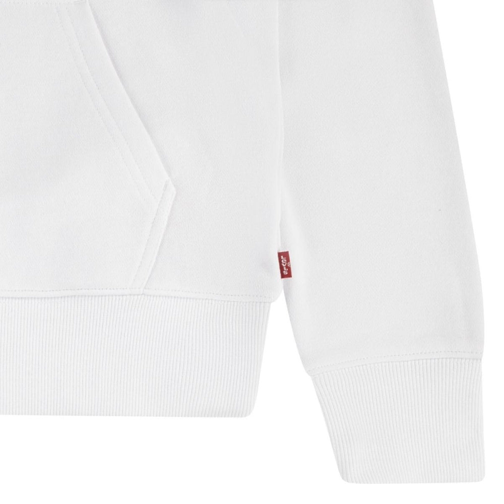 Levi's - Hettegenser Palm Batwing Hoodie Bright White - Guttelus