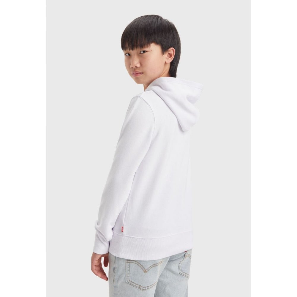 Levi's - Hettegenser Palm Batwing Hoodie Bright White - Guttelus