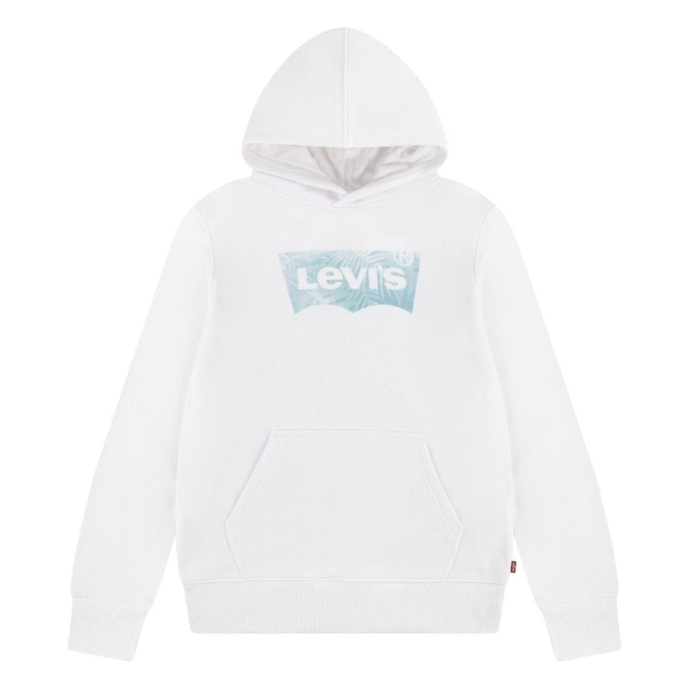 Levi's - Hettegenser Palm Batwing Hoodie Bright White - Guttelus
