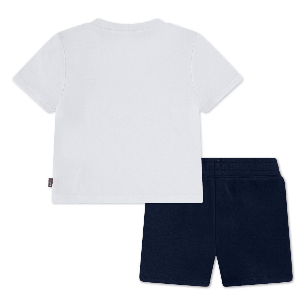 Levi's - Sett Jr Batwing Tee & Knit Shorts Bright White - Guttelus