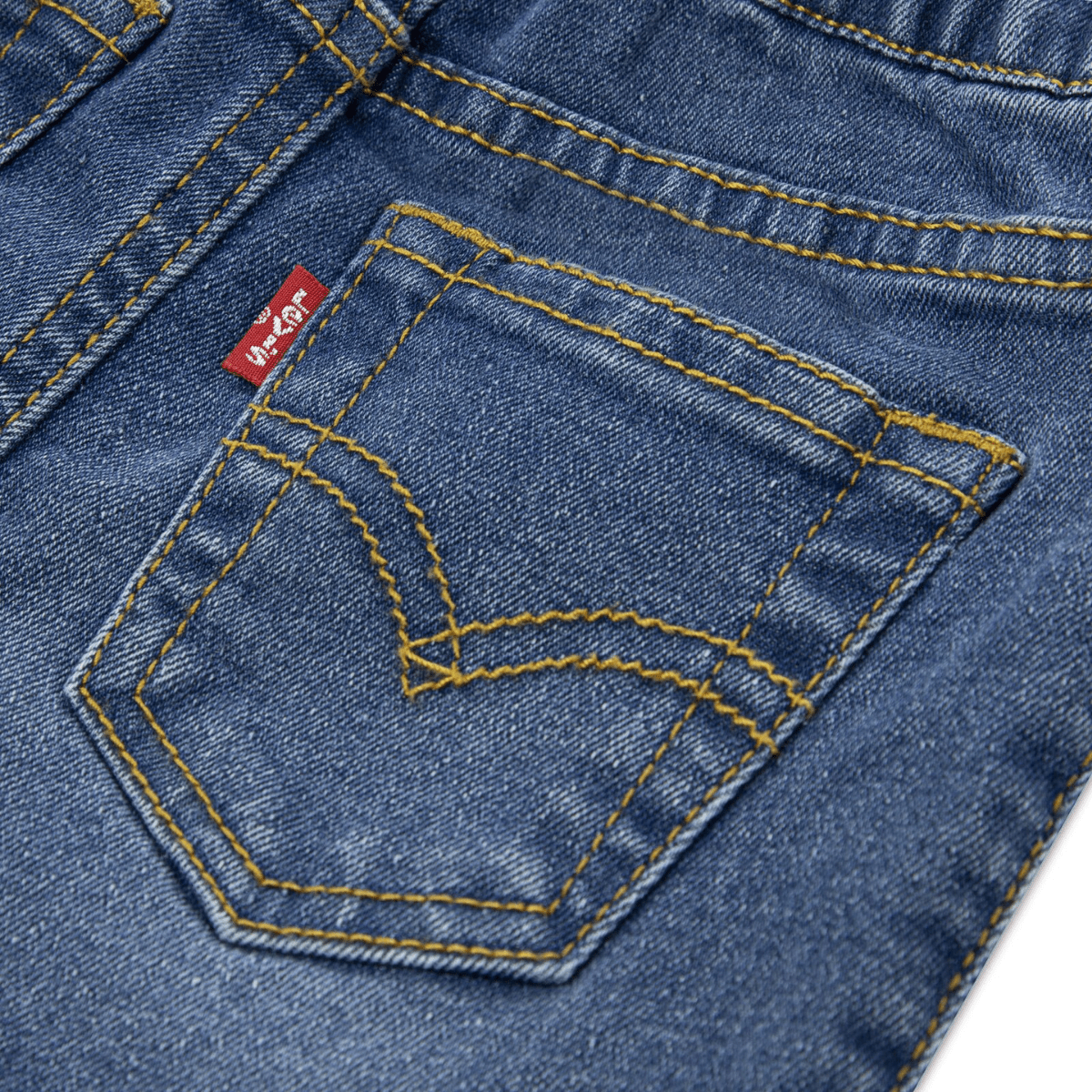 Levi's - Sett Palm Tree T-skjorte & Denim Shorts Egret - Guttelus