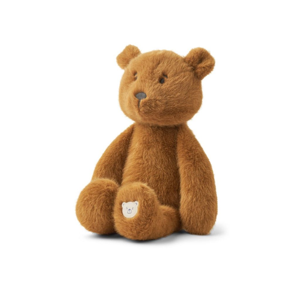 Liewood - Bamse Berto Teddy Bear Golden Caramel - Guttelus