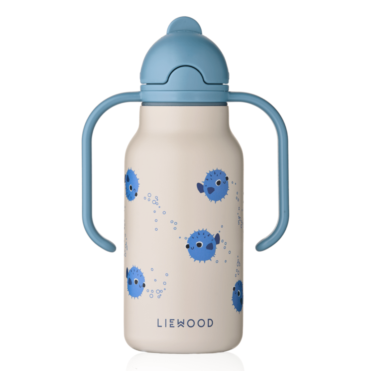 Liewood - Drikkeflaske 250ml Kimmie Pufferfish / Sandy - Guttelus