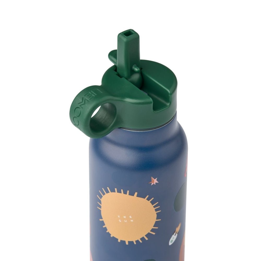 Liewood - Drikkeflaske 350ml Falk Universe/ Classic Navy - Guttelus