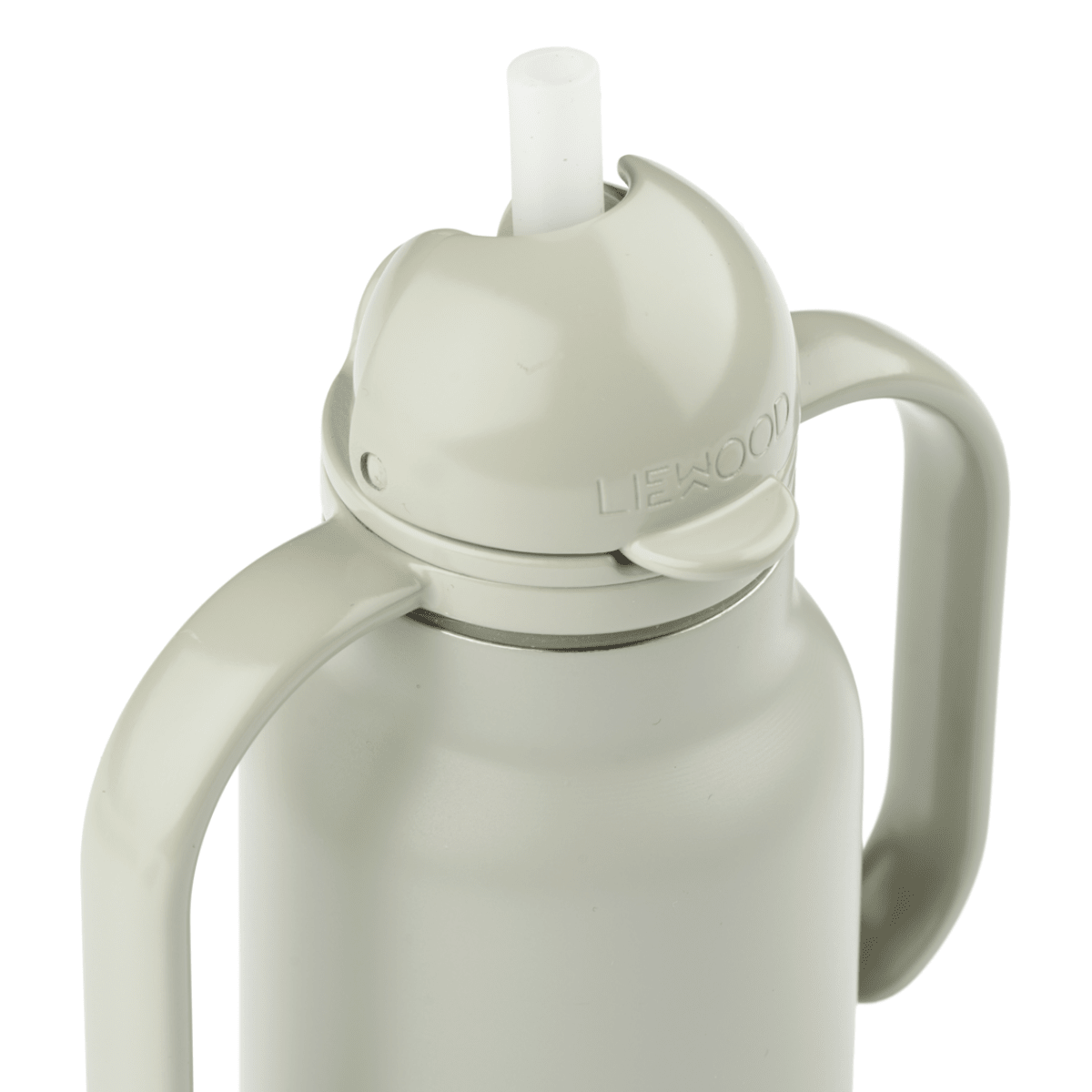 Liewood - Drikkeflaske Kimmie 250 ml Vehicles/ Dove Blue - Guttelus.no