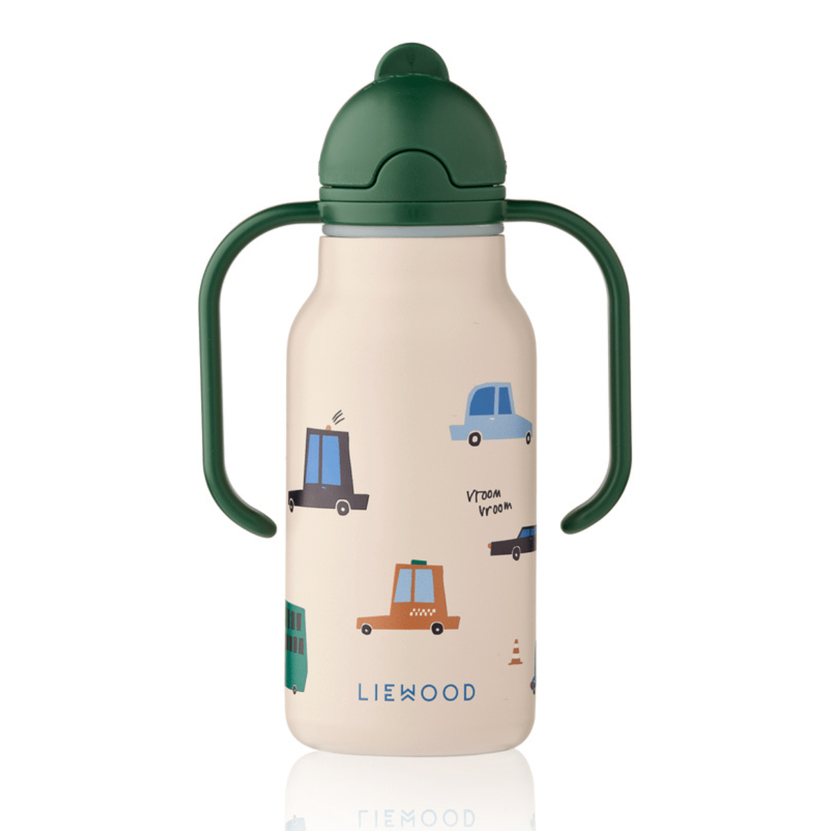 Liewood - Drikkeflaske Kimmie 250ml Cars Sandy - Guttelus.no
