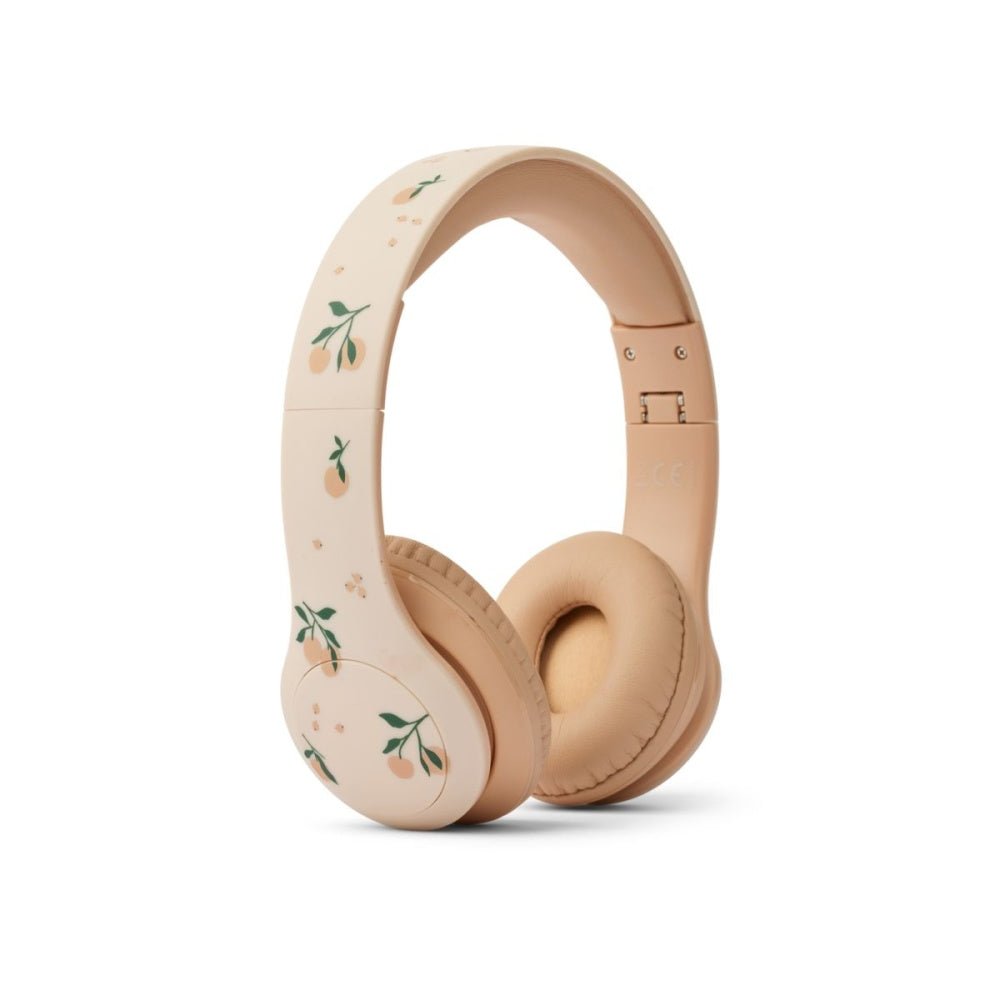 Liewood - Hodetelefoner Trådløs Quinn Peach/ Sea Shell - Guttelus