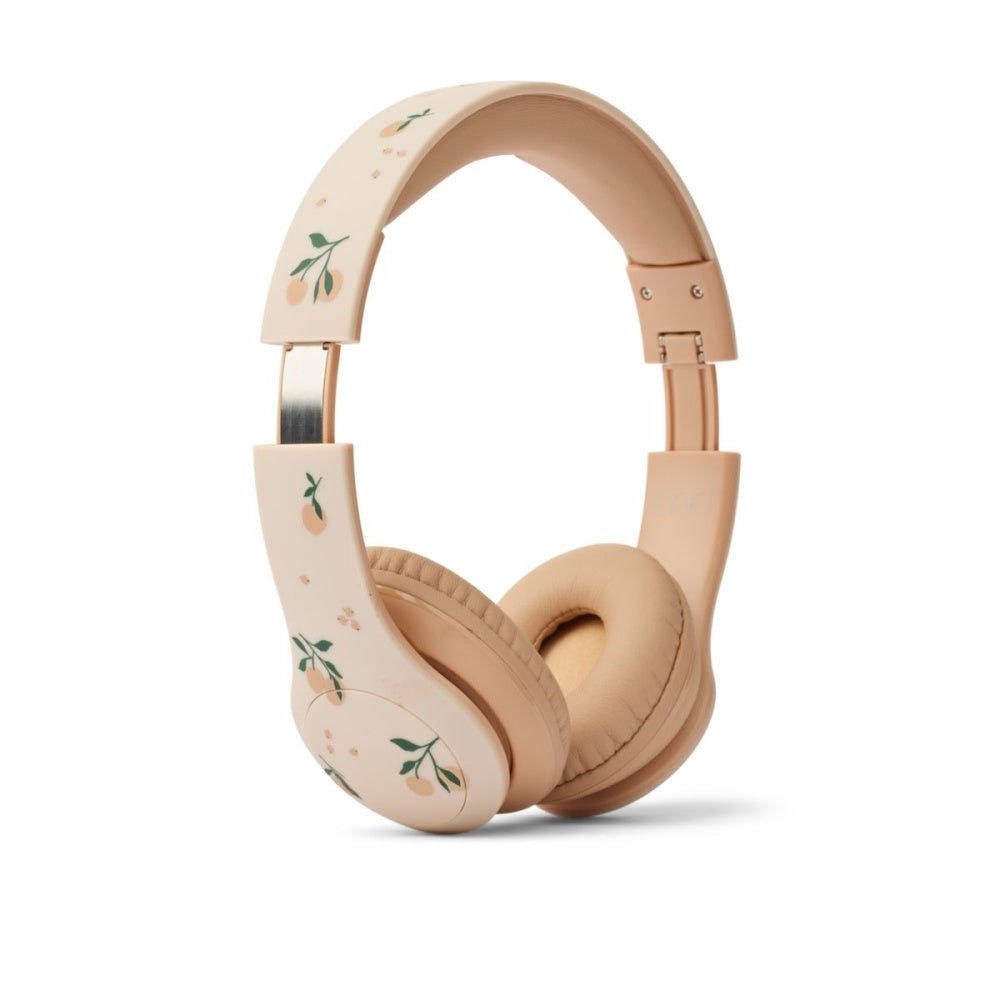 Liewood - Hodetelefoner Trådløs Quinn Peach/ Sea Shell - Guttelus