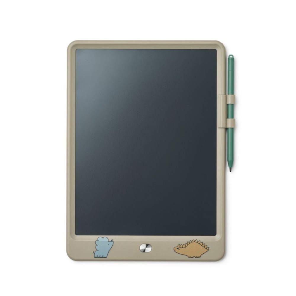 Liewood - Magisk Tegnebrett LCD 10" Zora Dinosaurs / Mist - Guttelus.no