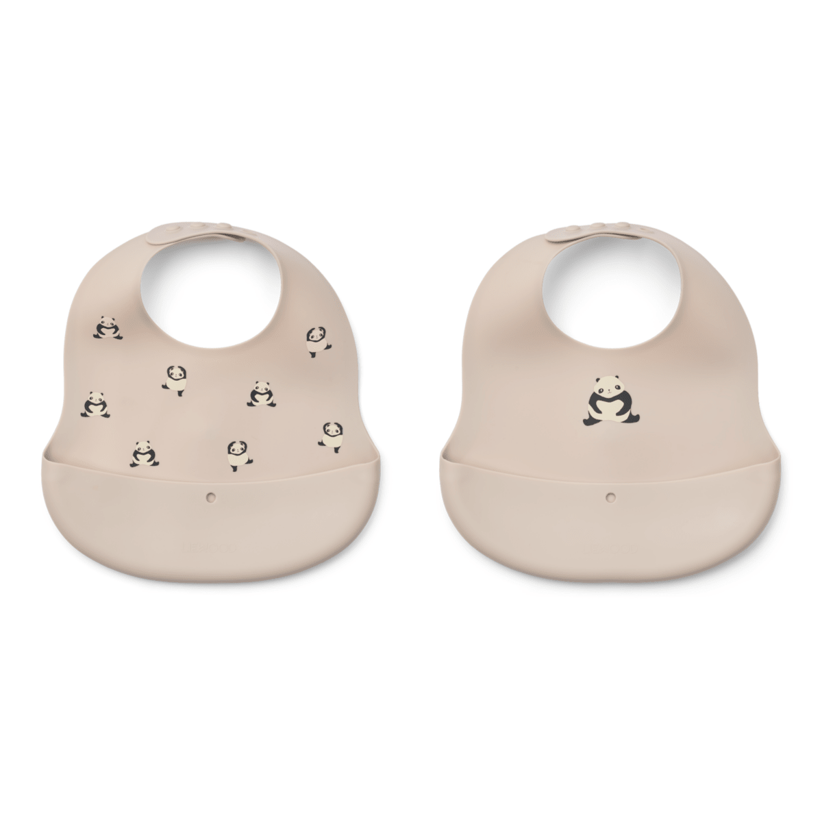 Liewood - Smekke 2pk Silikon Ember Panda / Sandy - Guttelus