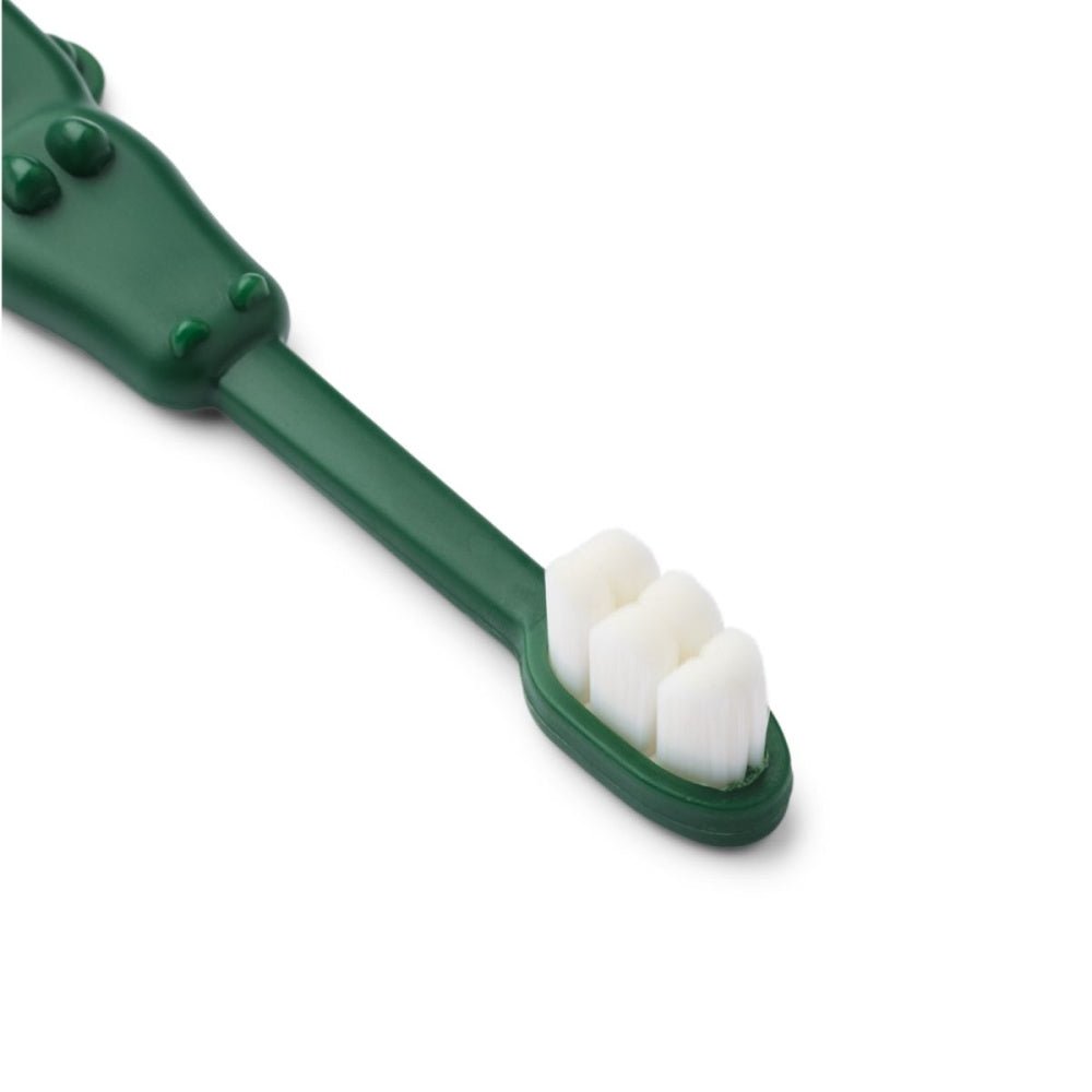 Liewood - Tannbørste 2pk Fabio Yellow Mellow/ Garden Green - Guttelus.no