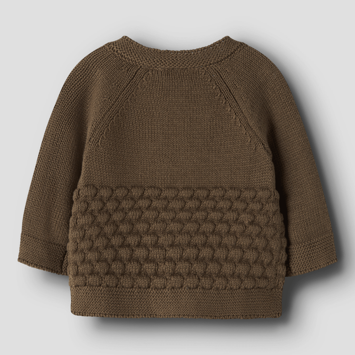 Lil' Atelier - Cardigan Baby Knit Nobir Teak - Guttelus