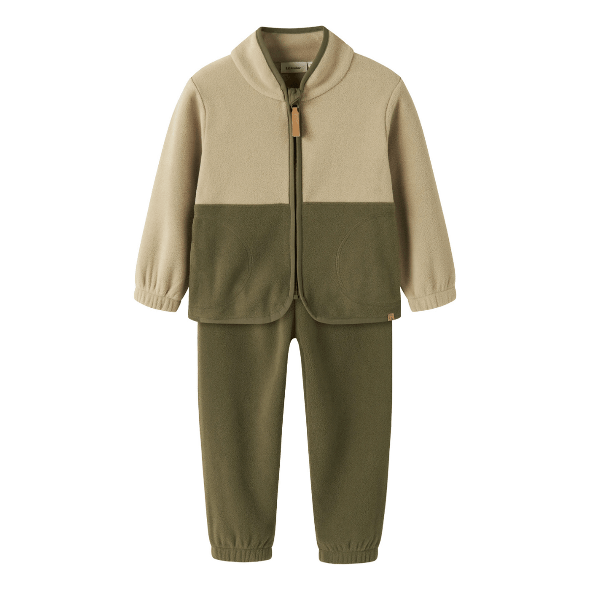 Lil' Atelier - Fleece Sett Spektra Winter Moss - Guttelus