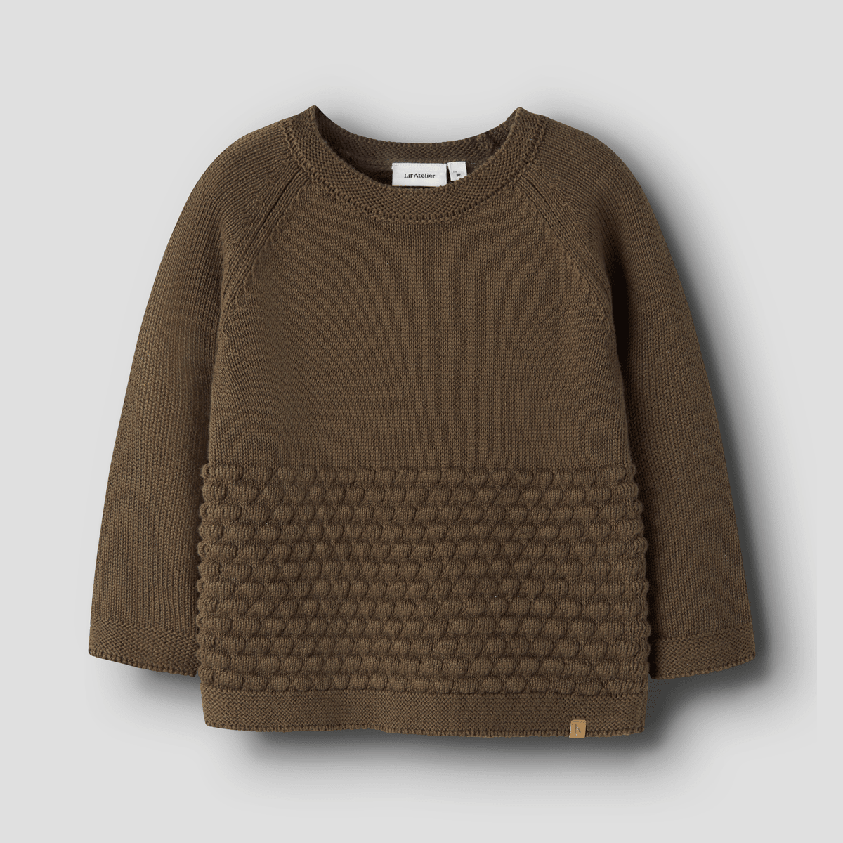 Lil' Atelier - Genser Knit Nobir Teak - Guttelus