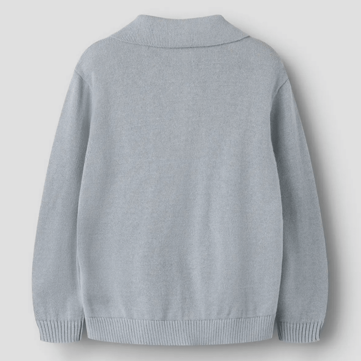 Lil' Atelier - Genser Polo Knit Hitos Sleet - Guttelus