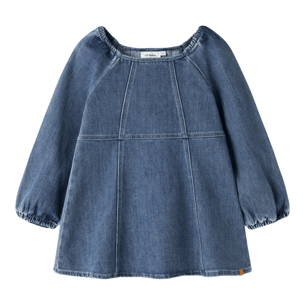 Lil' Atelier - Kjole Nobello Dark Blue Denim - Guttelus