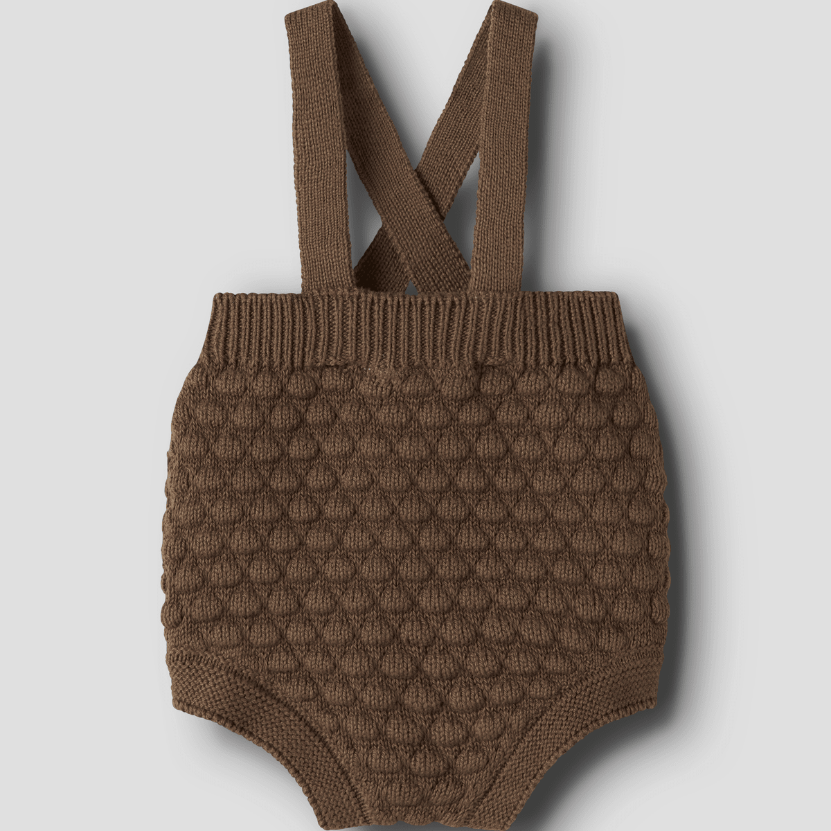 Lil' Atelier - Romper med Seler Knit Loose Teak - Guttelus