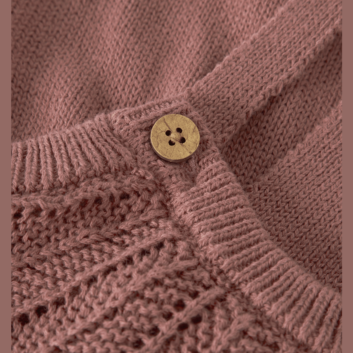 Lil' Atelier - Selebukse Knit Noda Withered Rose - Guttelus