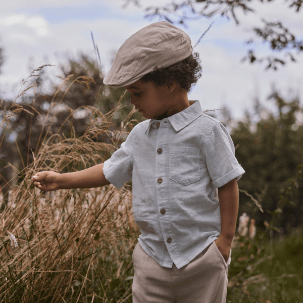 Lil' Atelier - Skjorte Florentin Gray Dawn - Guttelus.no