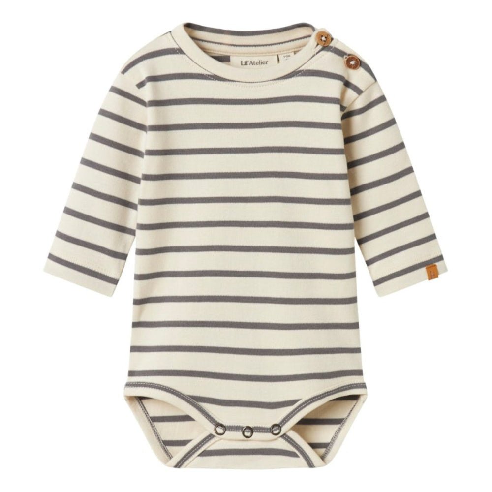 Lil'Atelier - Body Limia Stripe Turtledove/ Poppy Seed - Guttelus