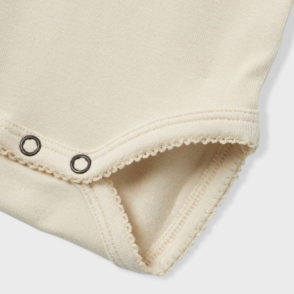 Lil'Atelier - Body med krage Saba Sol Turtledove - Guttelus