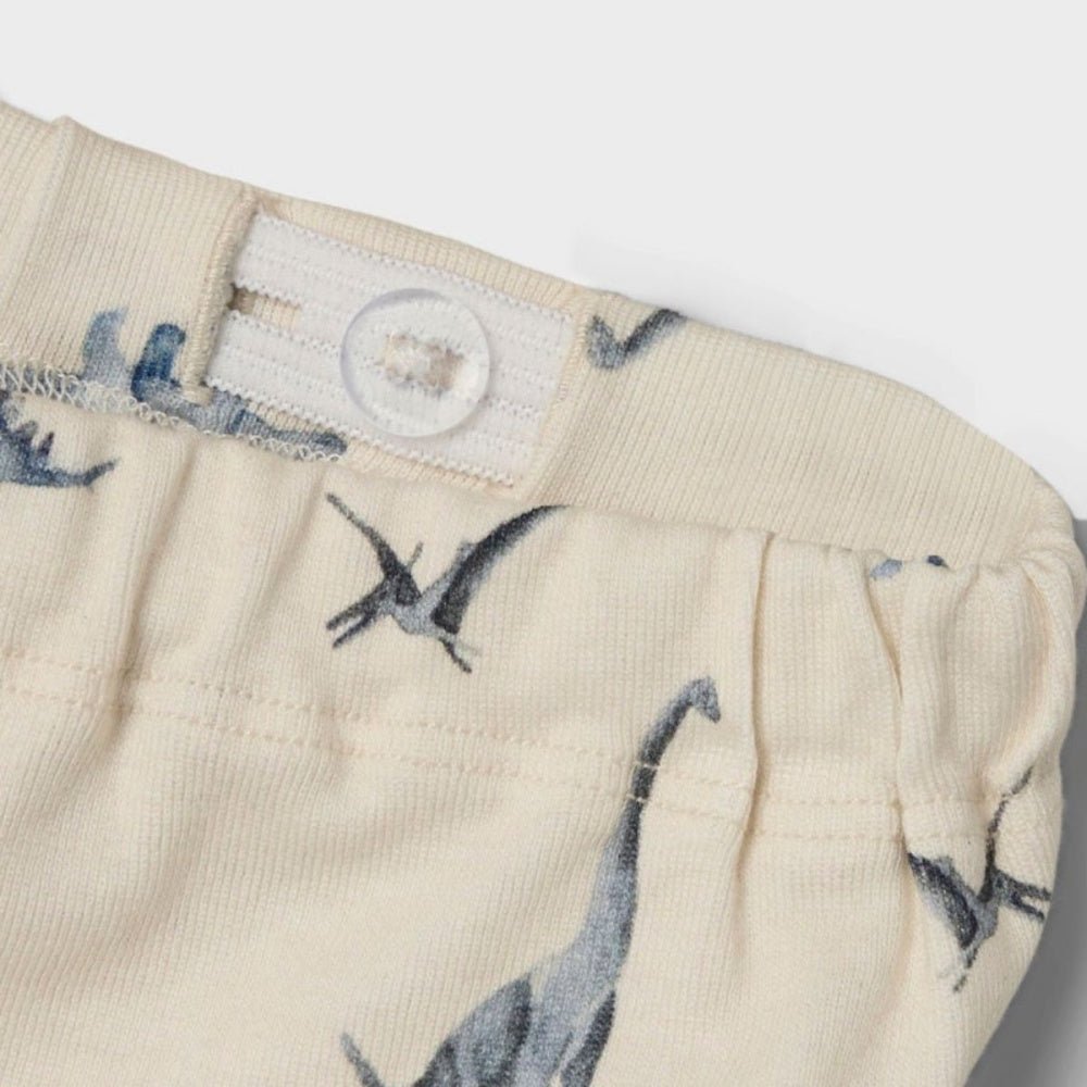 Lil'Atelier - Bukse Baby Geo Ame Turtledove Dino - Guttelus