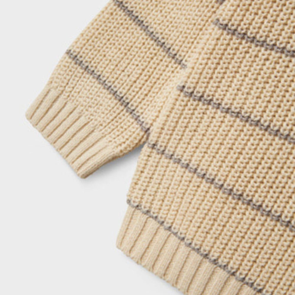 Lil´Atelier - Genser Emlen Knit Turtledove - Guttelus