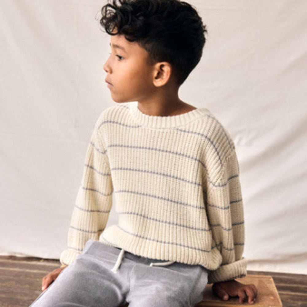 Lil´Atelier - Genser Emlen Knit Turtledove - Guttelus