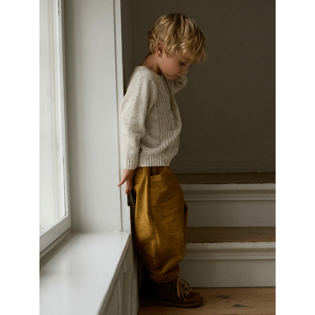 Lil'Atelier - Genser Galto Kai Knit Turtledove - Guttelus