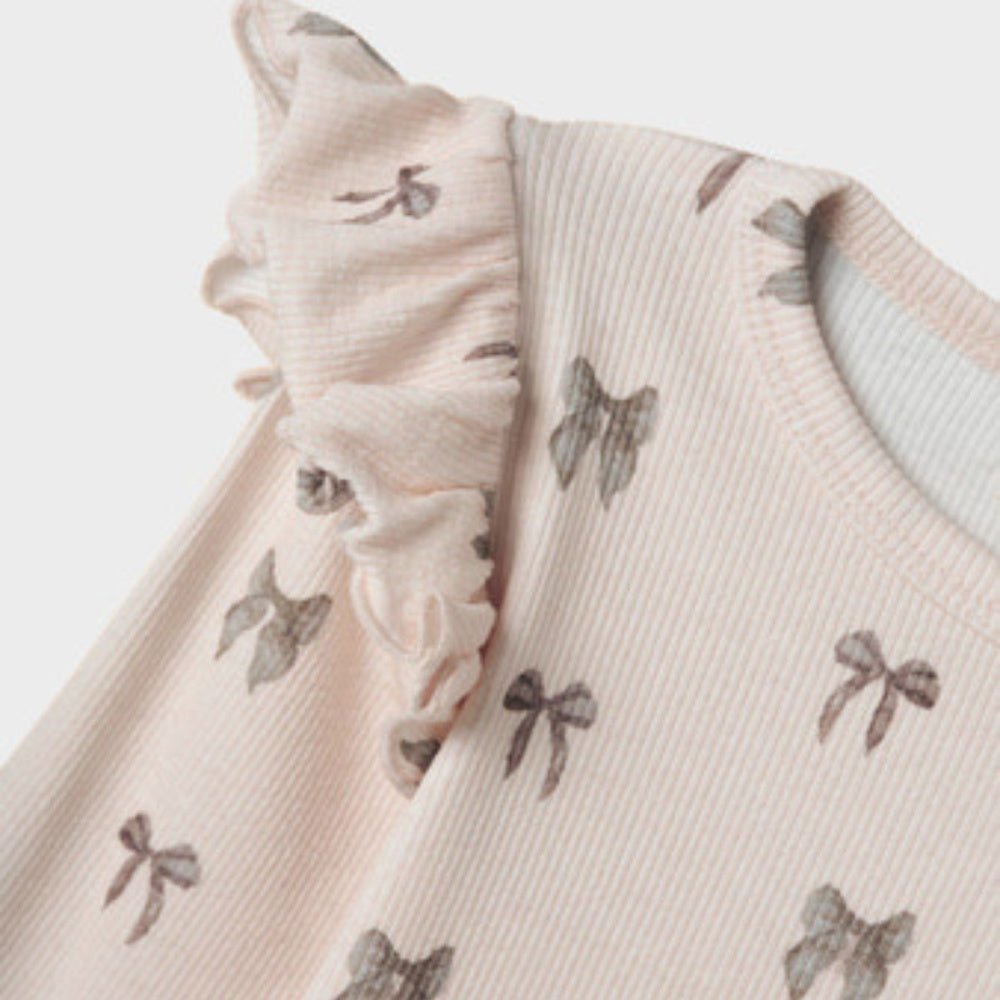 Lil'Atelier - Genser Gavo Silver Peony Bow - Guttelus