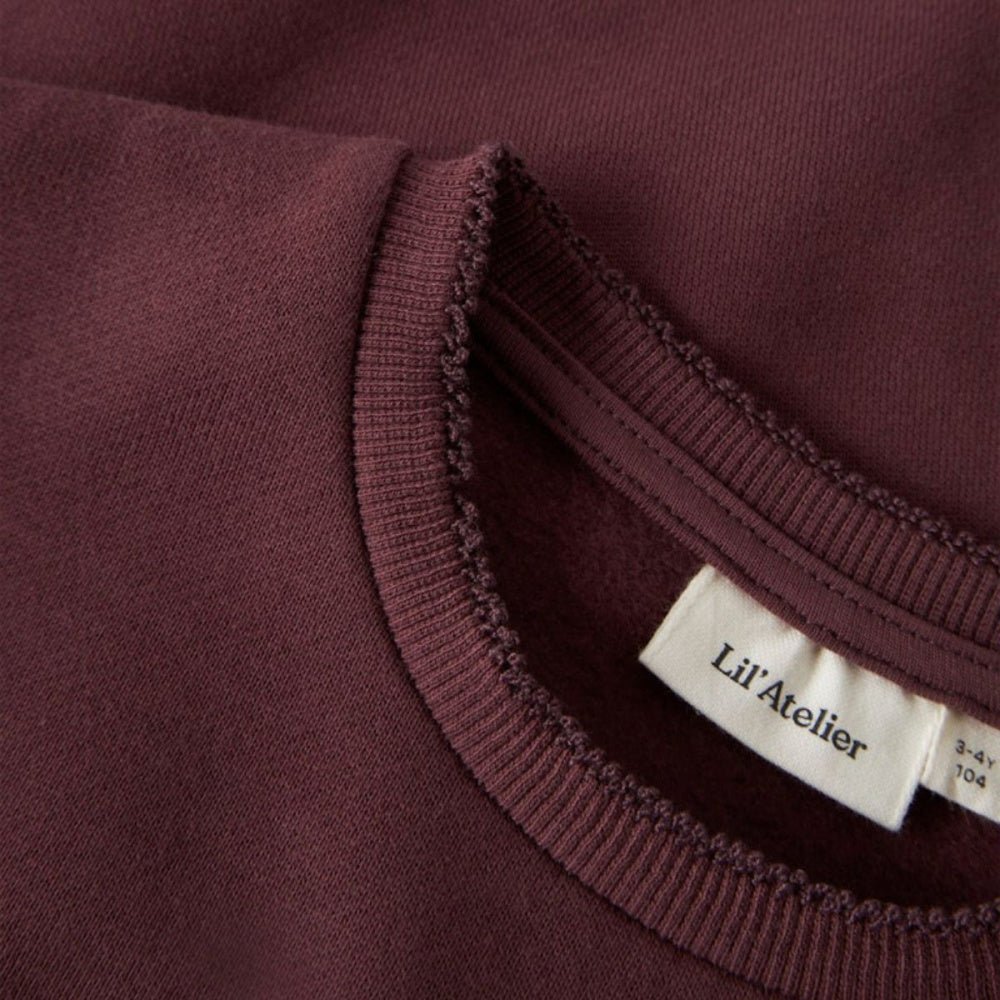 Lil'Atelier - Genser Kilano Sweat Catawba Grape - Guttelus