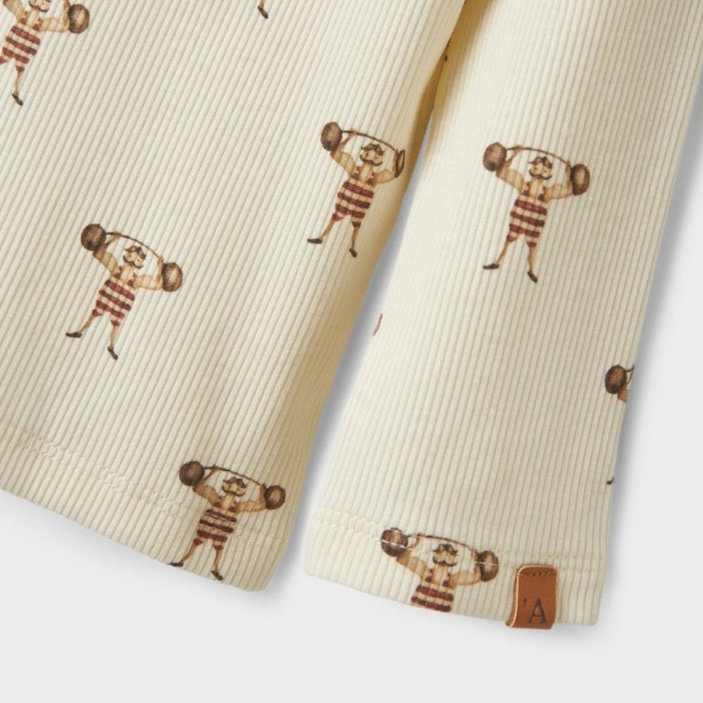 Lil'Atelier - Genser Lavo Turtledove Strong Man - Guttelus.no