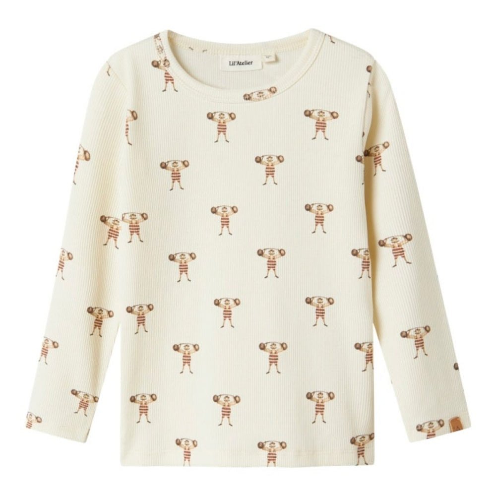 Lil'Atelier - Genser Lavo Turtledove Strong Man - Guttelus.no