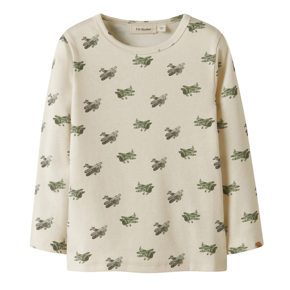 Lil'Atelier - Genser Layo Coconut Milk Airplane - Guttelus.no