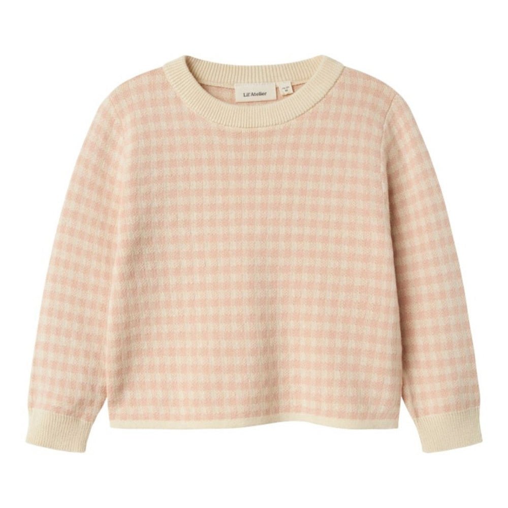 Lil'Atelier - Genser Nadie Knit Cameo Rose - Guttelus.no