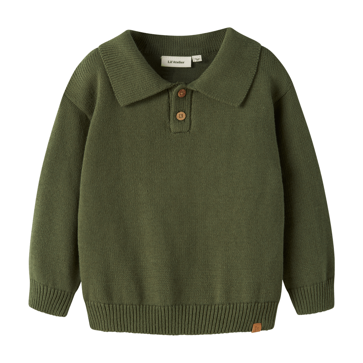 Lil'Atelier - Genser Olo Polo Cypress - Guttelus