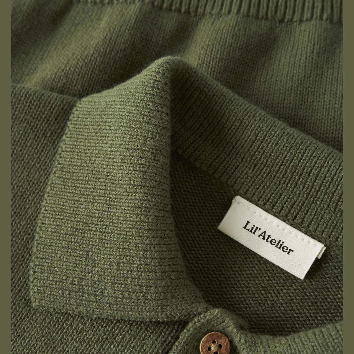 Lil'Atelier - Genser Olo Polo Cypress - Guttelus