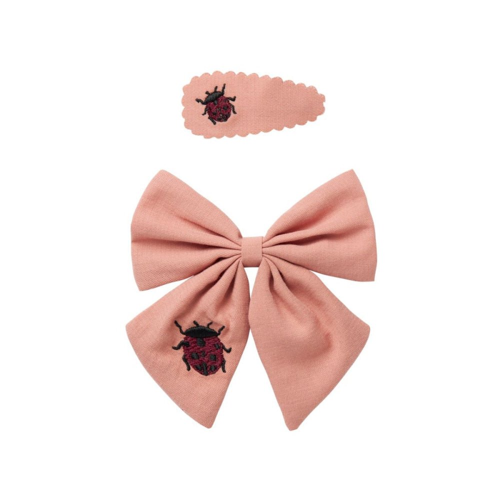 Lil'Atelier - Hårsløyfe 2 pk Lilja Misty Rose - Guttelus