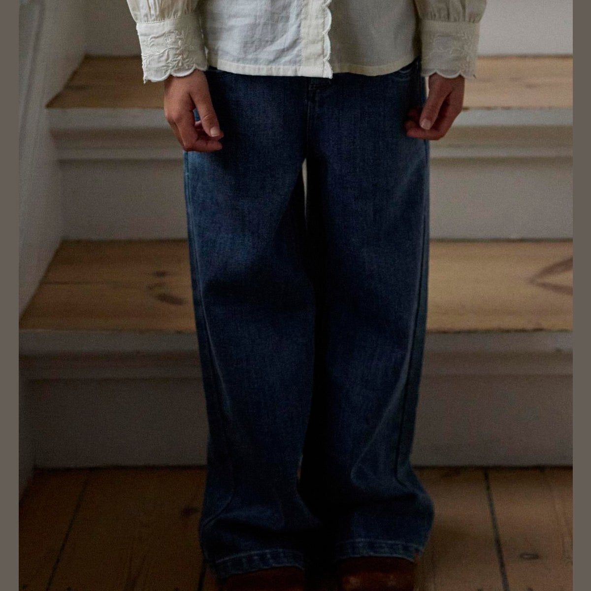 Lil'Atelier - Jeans Bello Wide Dark Blue Denim - Guttelus