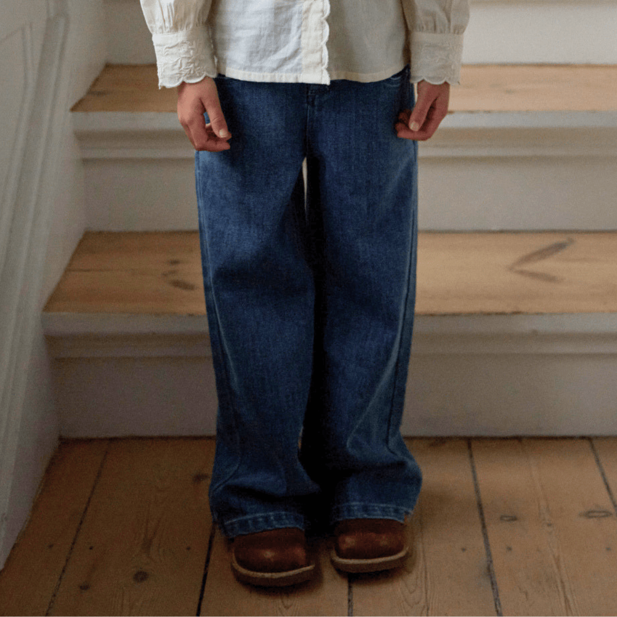 Lil'Atelier - Jeans Bello Wide Dark Blue Denim - Guttelus
