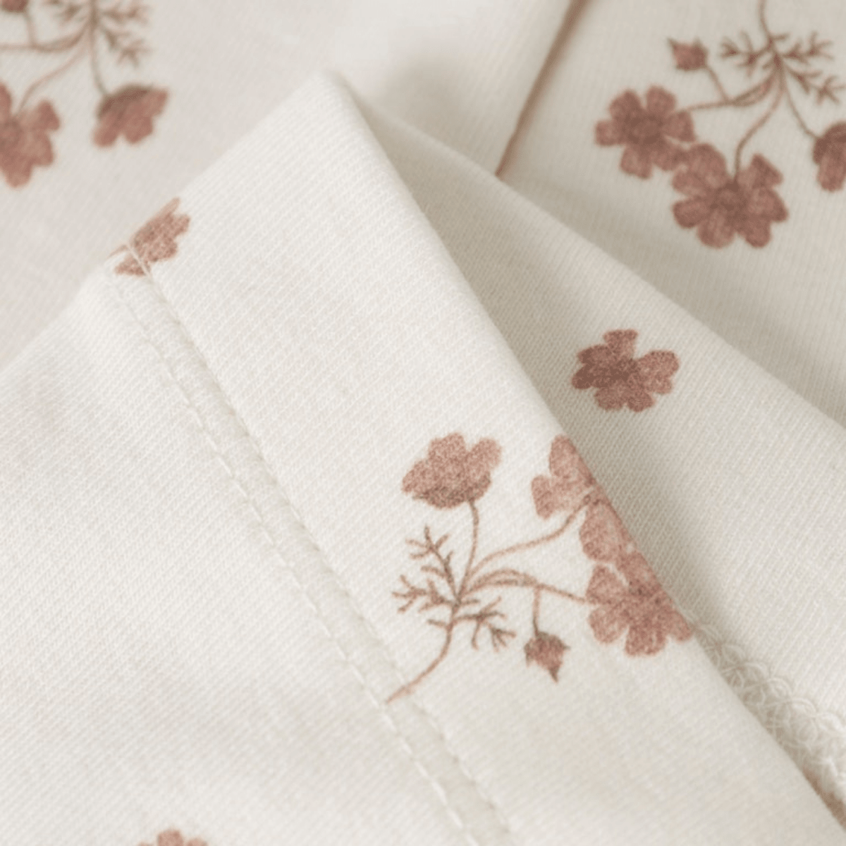 Lil'Atelier - Leggings Layo Coconut Milk Flower Pink - Guttelus.no