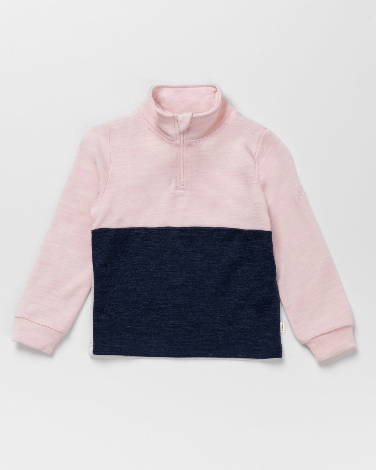 Lillelam - Genser Half Zip Active - Himmelrosa - Guttelus