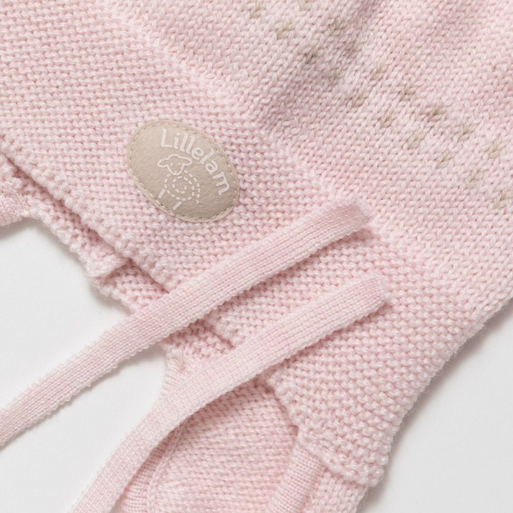 Lillelam - Lue Med Snøring Classic Himmelrosa - Guttelus