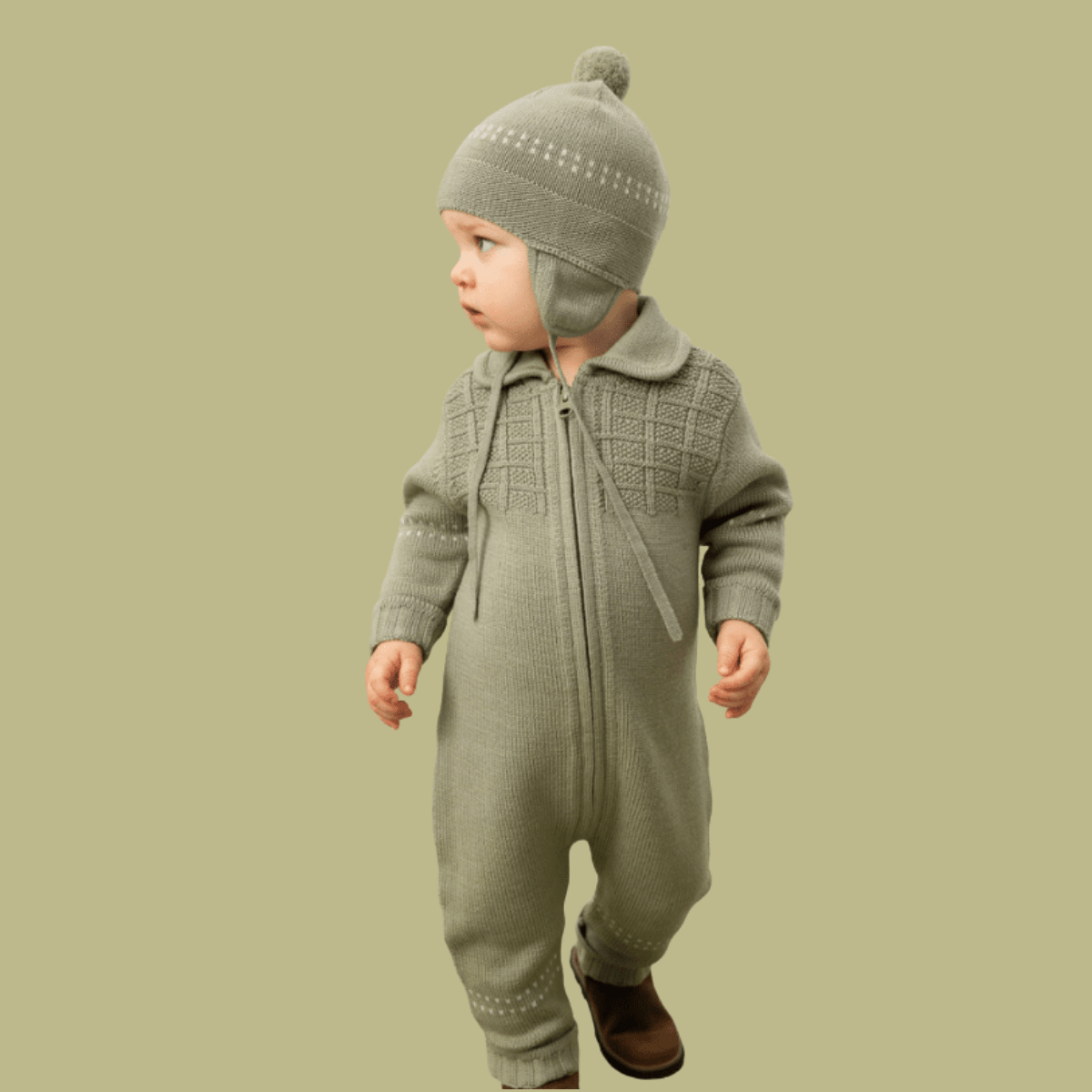 Lillelam - Ulldress Classic - Rosmarin - Guttelus