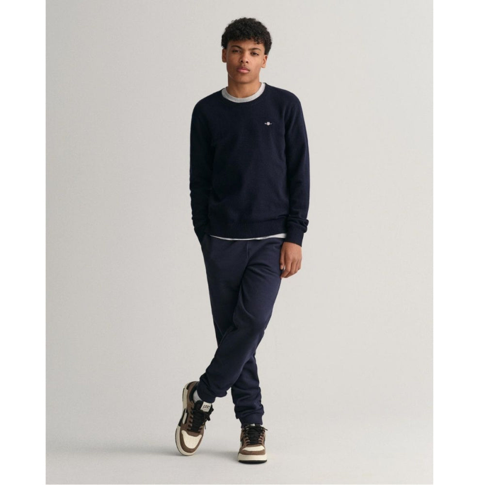 Gant - Joggebukse Shield Evening Blue Jr